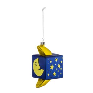 ALESSI Le Palle Quadrate kerstbal Moon