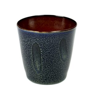 SERAX ANITA LE GRELLE BEKER CONISCH S D7 H7,5 DARK BLUE / RUST