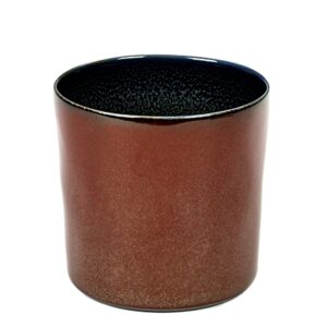 SERAX ANITA LE GRELLE BEKER CYLINDER HOOG D7,5 H7,5 RUST / DARK BLUE