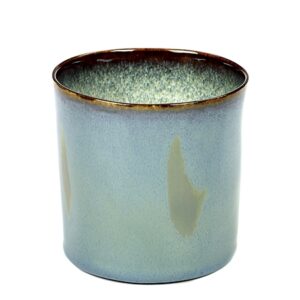 SERAX ANITA LE GRELLE BEKER CYLINDER HOOG D7,5 H7,5 SMOKEY BLUE / MISTY GREY