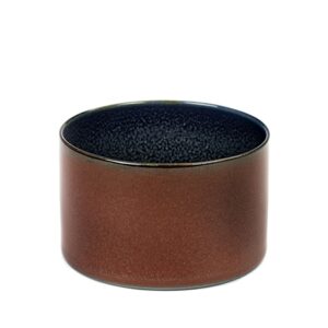 SERAX ANITA LE GRELLE BEKER CYLINDER LAAG D7,5 H5 RUST/ DARK BLUE
