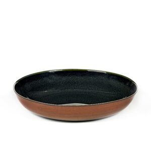 SERAX ANITA LE GRELLE SCHAAL S D17,5 H3 DARK BLUE / RUST