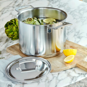 Demeyere SILVER soeppot 8L met deksel + gratis pastainzet