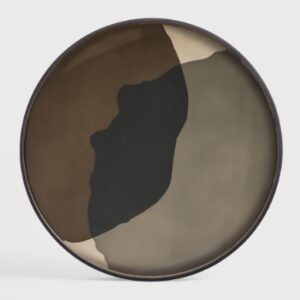 Ethnicraft Combined Dots glazen dienblad 92cm