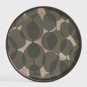 Ethnicraft Connected Dots glazen dienblad 48cm