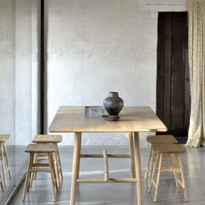 Ethnicraft Osso Stool eik