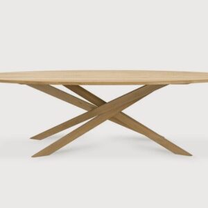 Ethnicraft ovalen Mikado tafel