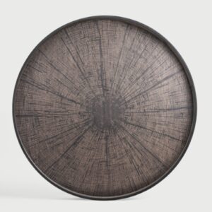 Ethnicraft Slice houten dienblad 92cm black slice
