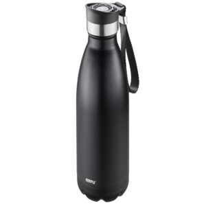GEFU Olimpio thermos drinkfles 750ml zwart
