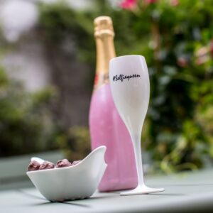 Koziol Superglas Bedrukte Champagneglazen - Selfiequeen