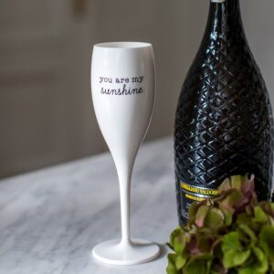 Koziol Superglas Bedrukte Champagneglazen - You are my sunshine
