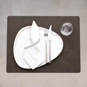 Linddna - Placemat leder square nupo