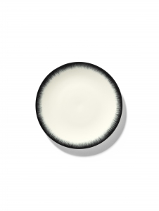 SERAX BORD D17,5 CM DÉ OFF-WHITE/BLACK VAR 3 ANN DEMEULEMEESTER