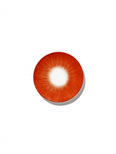 SERAX BORD D14 CM DÉ OFF-WHITE/RED VAR 5 ANN DEMEULEMEESTER