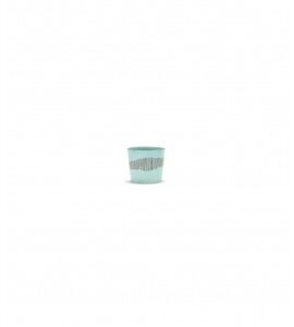 SERAX Ottolenghi Feast espressokopje azure swirl - stripes rood