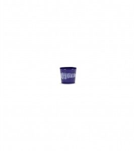 SERAX Ottolenghi Feast espressokopje lapis lazuli swirl - stripes wit