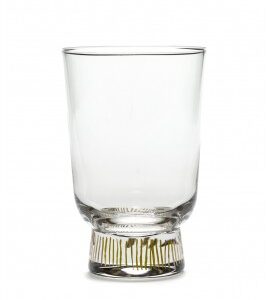 SERAX Ottolenghi Feast glas 33cl stripes gold