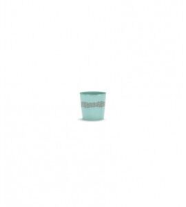 SERAX Ottolenghi Feast koffiekop azure swirl - stripes rood