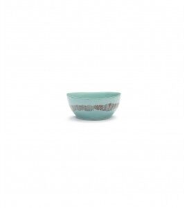 SERAX Ottolenghi Feast kom azure swirl - stripes rood