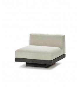 SERAX Vincent Van Duysen Rudolph Bench One Seater Bone-Black