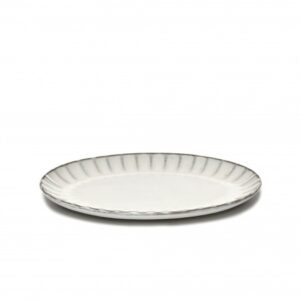 Sergio Herman BORD OVAAL INKU S L25 X B17,5 X H1,7 CM WIT