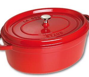 STAUB Cocotte ovaal 33cm rood