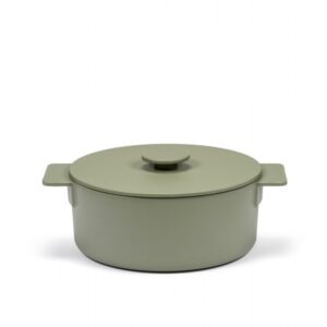 SERAX SERGIO HERMAN SURFACE POT ENAMEL CAST IRON CAMOGREEN D26 - 4,2L