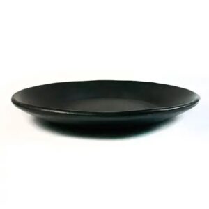 Black Pottery laag bord