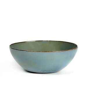 SERAX ANITA LE GRELLE BOWL L D18,4 H7,1 MISTY GREY / DARK BLUE