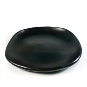 Black Pottery vierkant bord