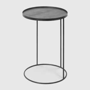 Ethnicraft Tray ronde dienblad bijzettafel