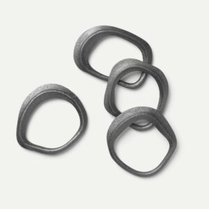 FERM LIVING Flow servetring - set van 4