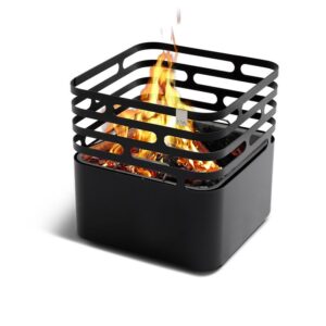 Hofats cube fire basket black