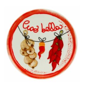 Rose & Tulipani Aumm pizzabord Ciao bella rood