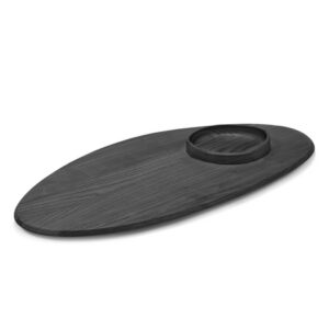 SERAX Kelly Wearstler Dune Platter+Bowl 02 zwart