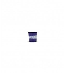 SERAX Ottolenghi Feast koffiekop lapis lazuli swirl - stripes wit