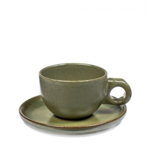 SERAX SERGIO HERMAN CAFE LUNGO 15CL TAS SURFACE MET ONDERTAS CAMOGREEN