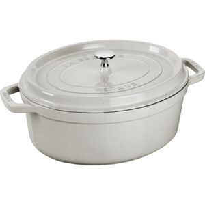 Staub ovale Cocotte White Truffle 31cm