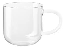 ASA Thee beker glas/wit 0,4l