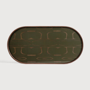 Ethnicraft Second Nature Dienblad Glas Medium Langwerpig