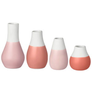 Räder mini pastelvaasjes - set van 4