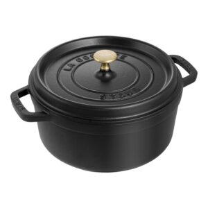 Staub Cocotte Rond Zwart