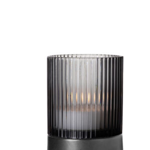 Asa Selection Juna Windlicht Glas en Porselein Grijs