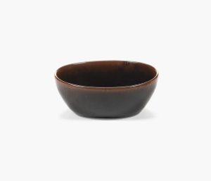 Serax Uncharted Out of Lines Bowl M Black Brown
