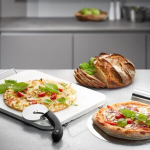 Gefu DARIOSO SET pizzasteen + rek + snijder + pizzaschuiver
