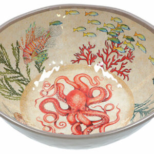 Rose & Tulipani Sea Life saladebowl 36 cm