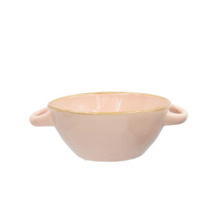 Rose & Tulipani soepbowl met handvat