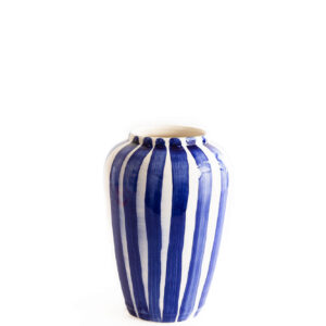 Val Pottery Funky Flower Large blauw