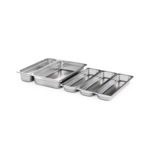Höfats Set van 5 Inox voorraadschalen voor buitenkeuken