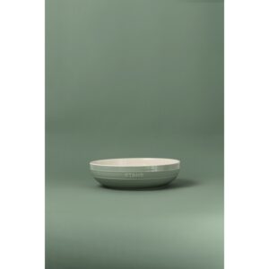 Staub Ceramic ronde serveerschaal eucalyptus 28cm